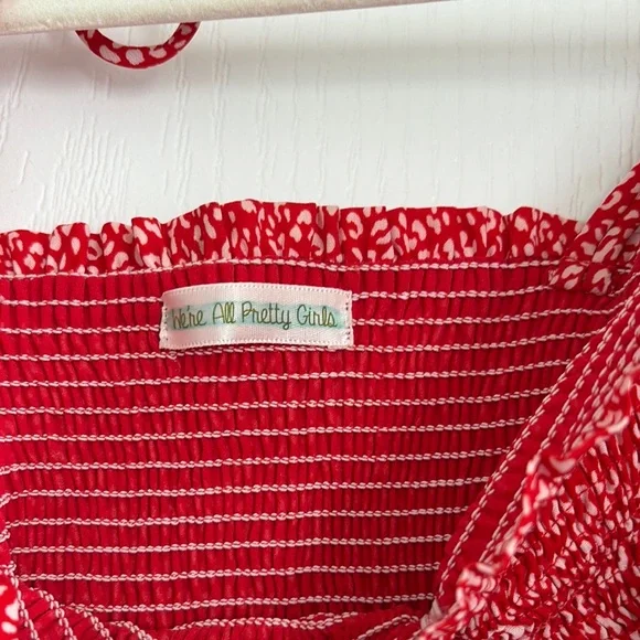 Red Ruffle Two-Piece Set - Picture 4 of 4